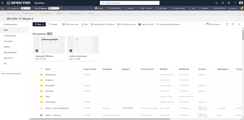 WorkPoint skjalavistun